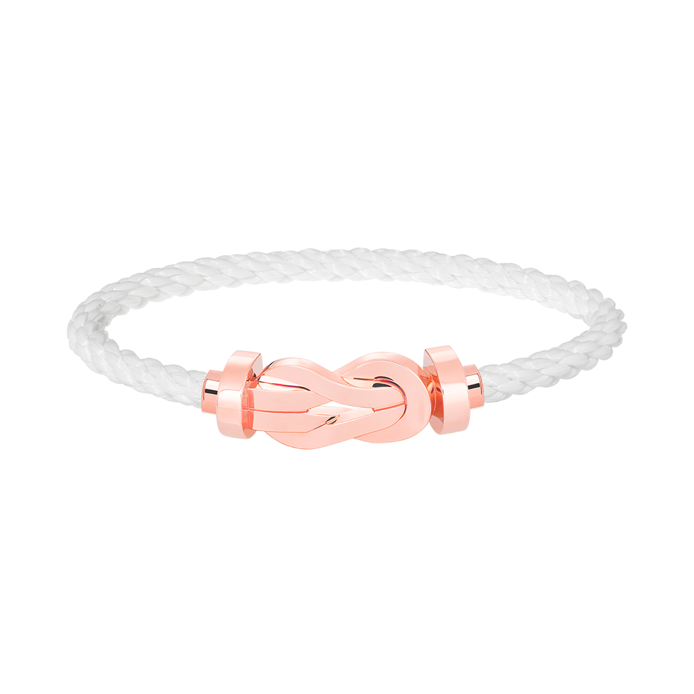 [AURORA]CHANCE LARGE 8 FIGURE BUCKLE NO DIAMOND BRACELET ROSE GOLD