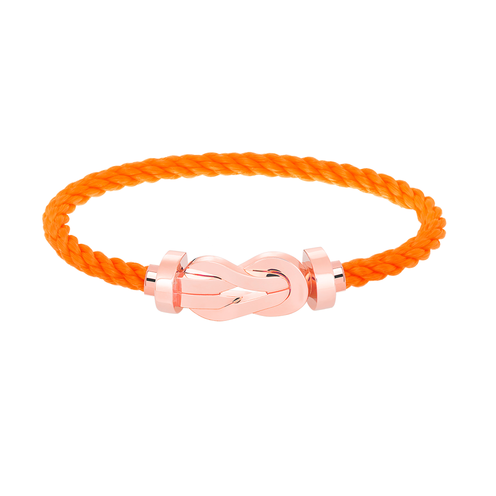 [AURORA]CHANCE LARGE 8 FIGURE BUCKLE NO DIAMOND BRACELET ROSE GOLD