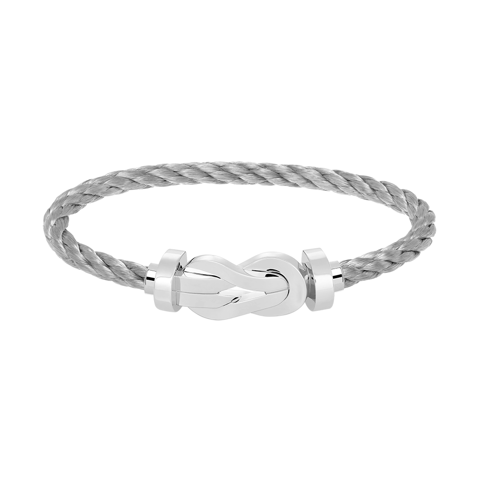 [AURORA]CHANCE GROSSE 8-FACH-SCHNALLE OHNE DIAMANTARMBAND SILBER