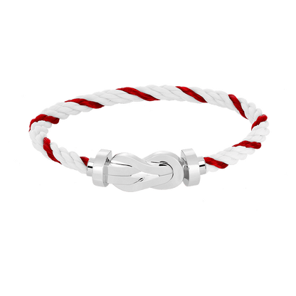 [AURORA]CHANCE GROSSE 8-FACH-SCHNALLE OHNE DIAMANTARMBAND SILBER