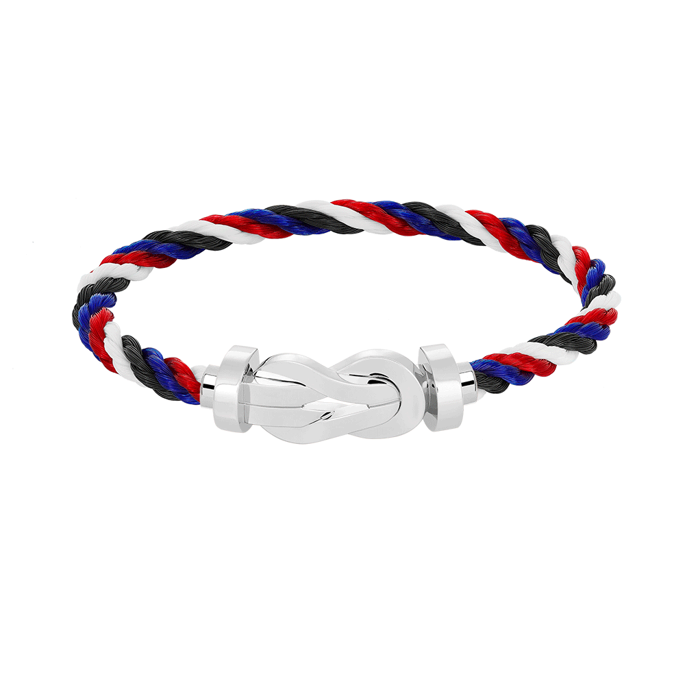 [AURORA]CHANCE GROSSE 8-FACH-SCHNALLE OHNE DIAMANTARMBAND SILBER