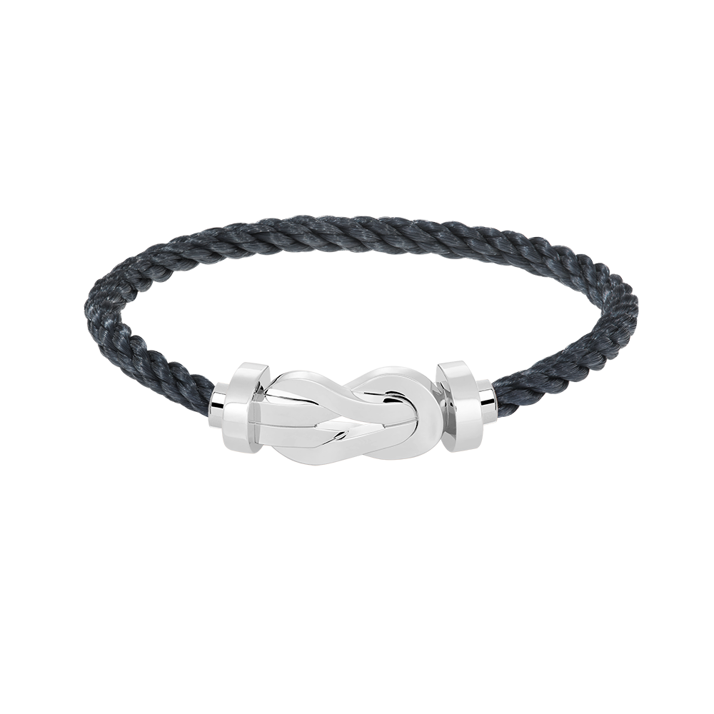 [AURORA]CHANCE GROSSE 8-FACH-SCHNALLE OHNE DIAMANTARMBAND SILBER