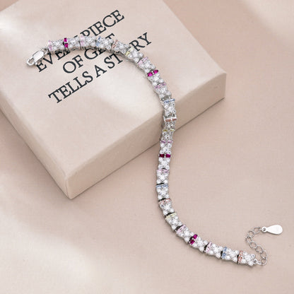 [AURORA]Unique Colorful Flower Shape Daily Bracelet