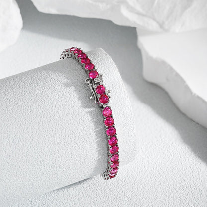 [AURORA]Radiant Colorful Round Cut Party Bracelet