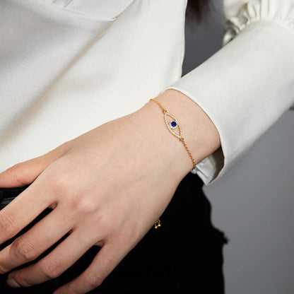 [AURORA]Devil's Eye Hollow Design Bracelet