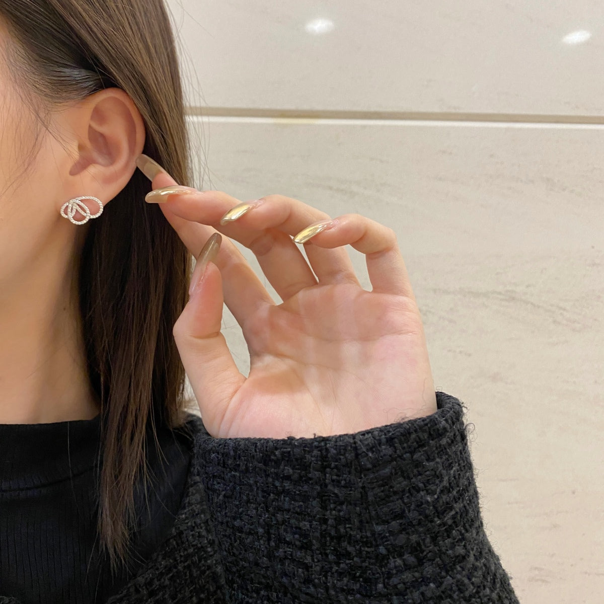 [AURORA]Exquisite Butterfly Shape Earrings
