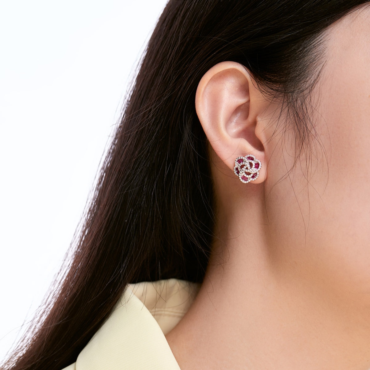 [AURORA]Exquisite Flower Shape Daily Earrings