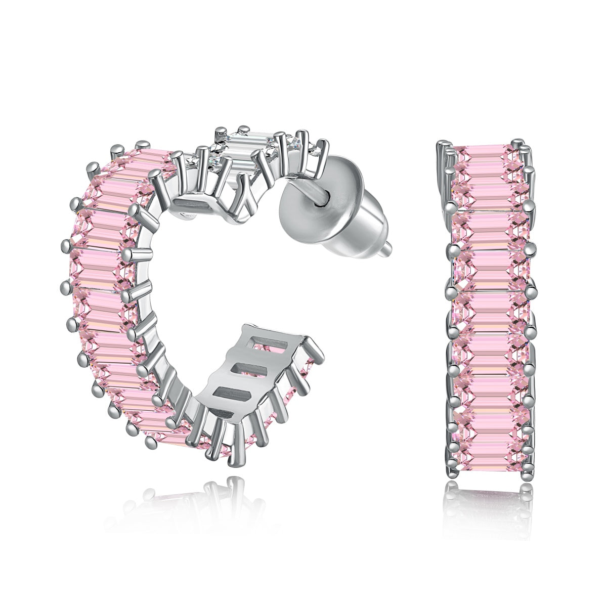 [AURORA]Radiant Heart Cutout Earrings