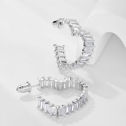 [AURORA]Radiant Heart Cutout Earrings