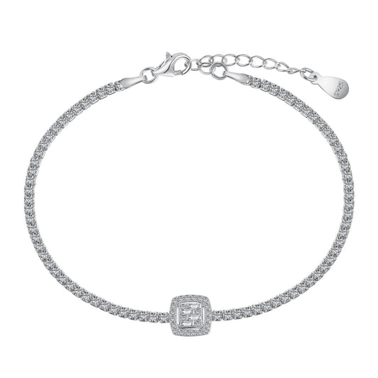 [AURORA]Luxurious Dazzling Square Shape Banquet Bracelet
