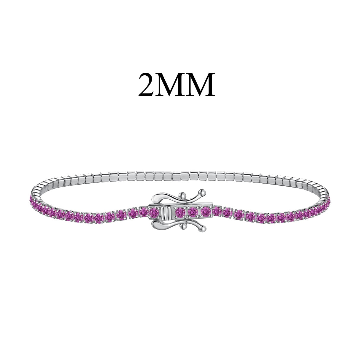 [AURORA]Radiant Colorful Round Cut Party Bracelet