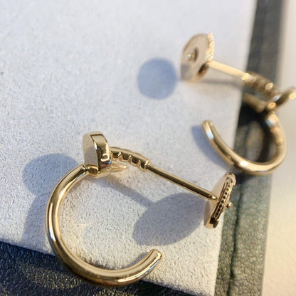 [AURORA]JUSTE EARRINGS PINK GOLD