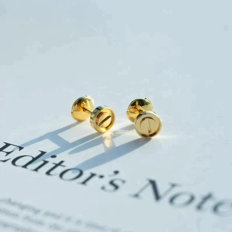 [AURORA]LOVE EARRINGS GOLD 10MM