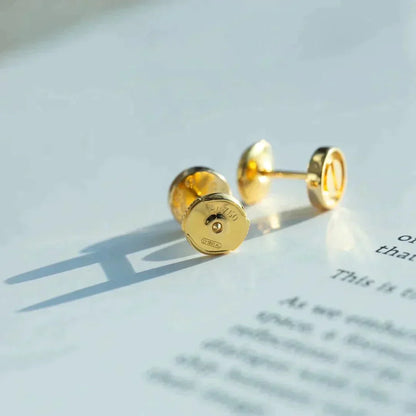 [AURORA]LOVE EARRINGS GOLD 10MM