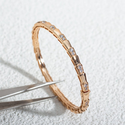[AURORA]SERPENTI BRACELET PINK GOLD DIAMOND