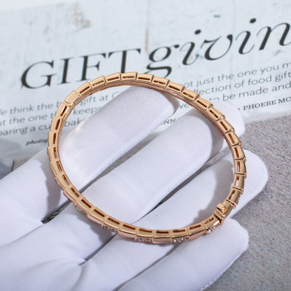 [AURORA]SERPENTI BRACELET PINK GOLD DIAMOND