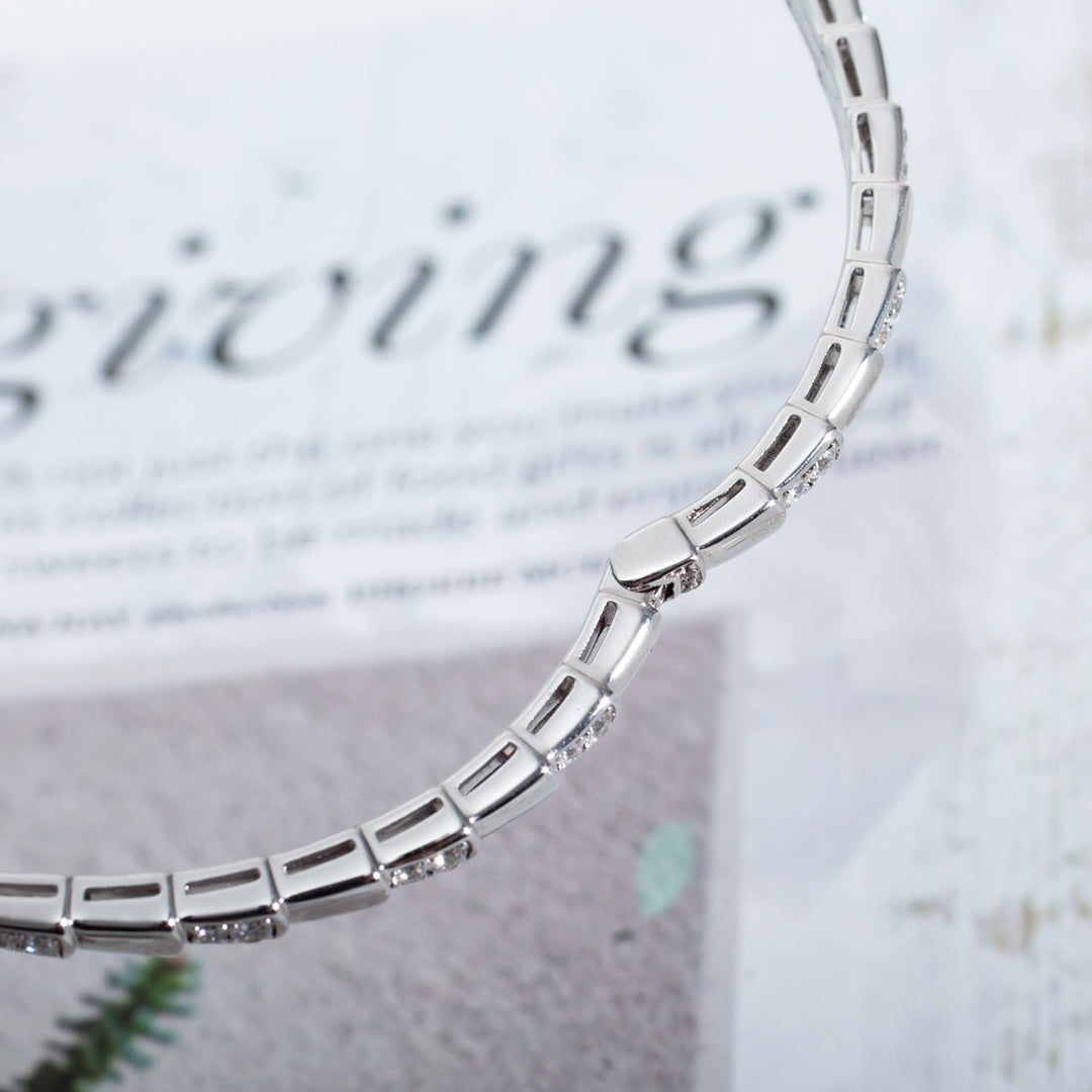 [AURORA]SERPENTI BRACELET SILVER DIAMOND