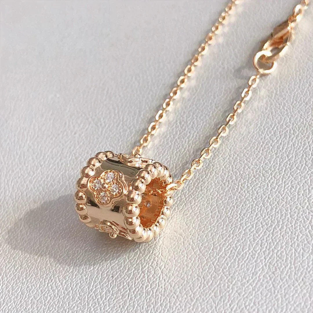 [AURORA]PERLEE PEDANT NECKLACE GOLD / ROSE GOLD