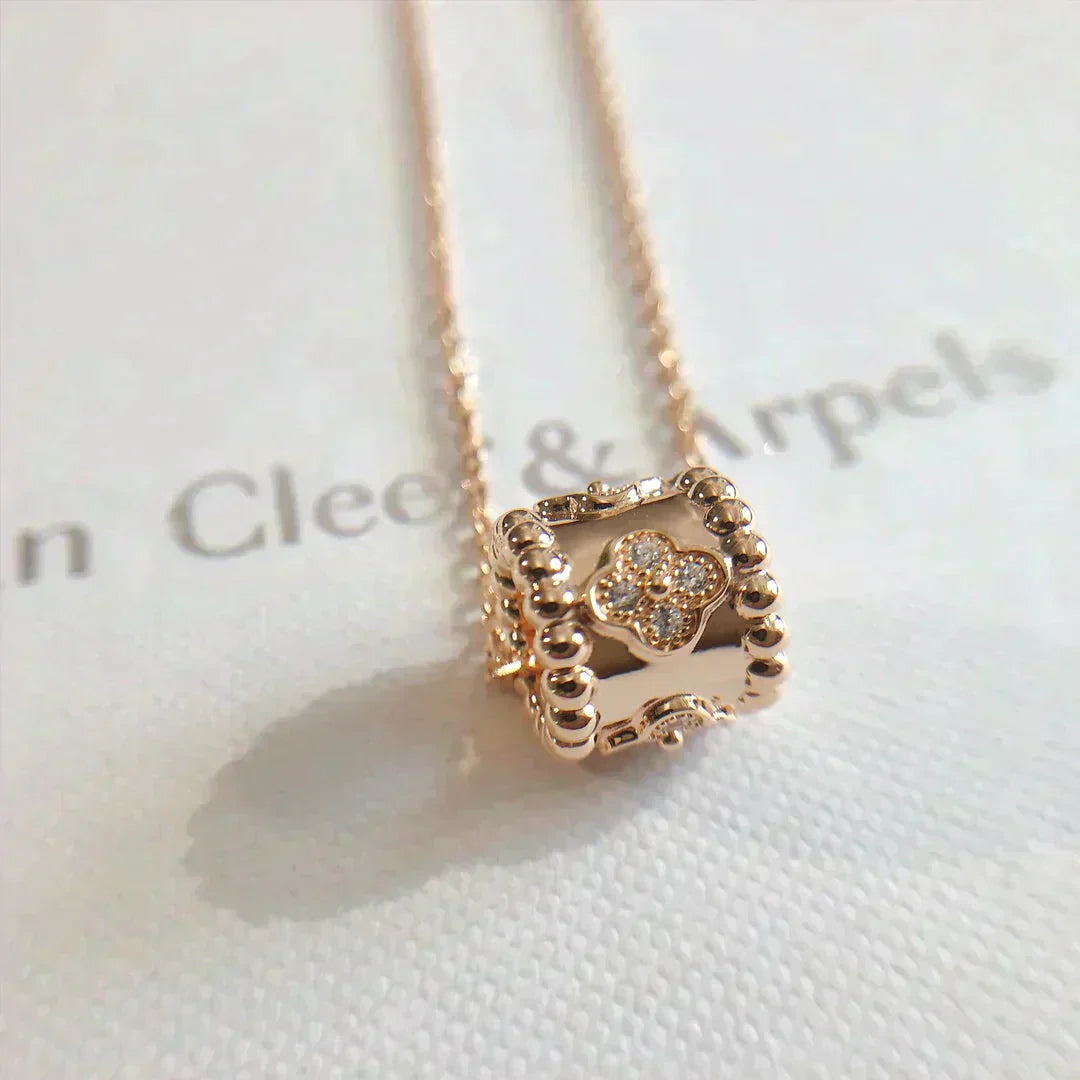 [AURORA]PERLEE PEDANT NECKLACE GOLD / ROSE GOLD