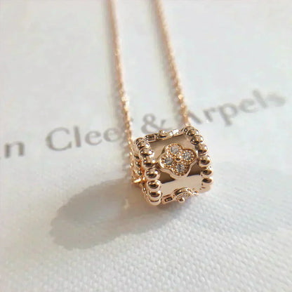 [AURORA]PERLEE PEDANT NECKLACE GOLD / ROSE GOLD