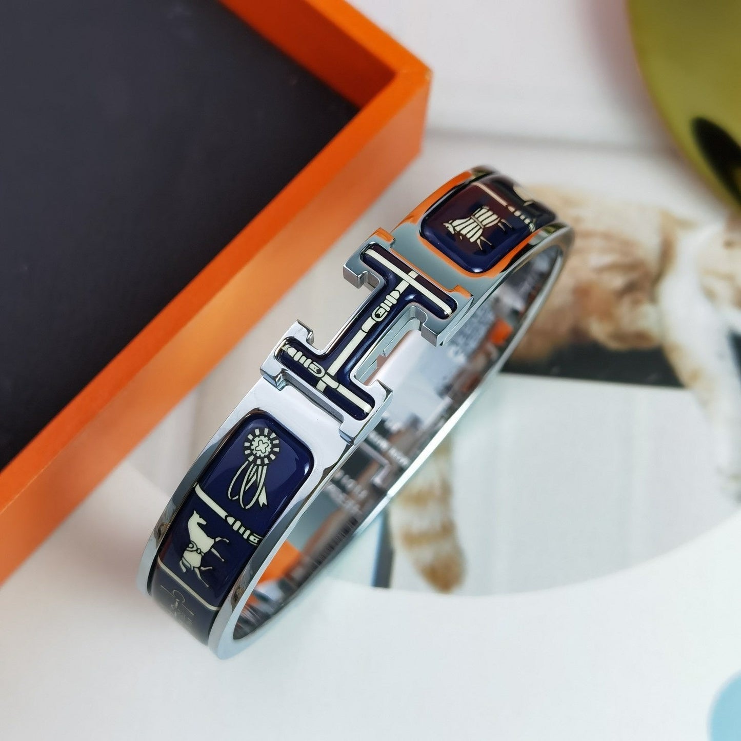 [AURORA]H COUVERTURES DARK BLUE BRACELET