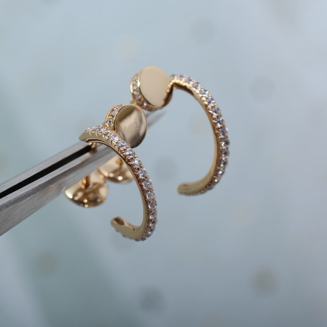 [AURORA]JUSTE OHRRINGE 12,75 MM ROTGOLD DIAMANT