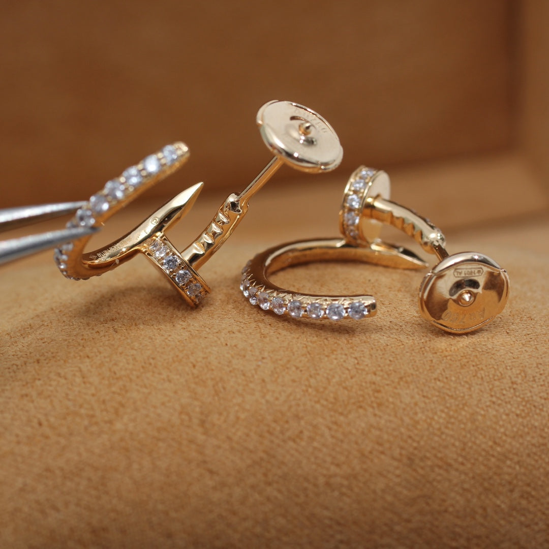 [AURORA]JUSTE OHRRINGE 12,75 MM ROTGOLD DIAMANT