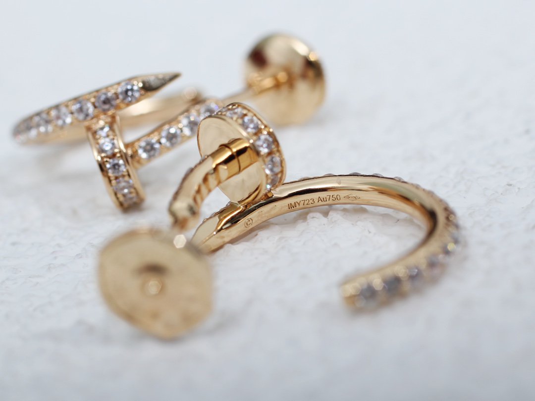 [AURORA]JUSTE OHRRINGE 12,75 MM ROTGOLD DIAMANT
