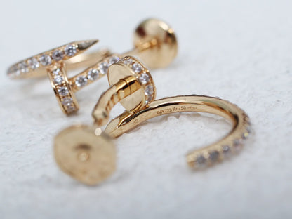 [AURORA]JUSTE OHRRINGE 12,75 MM ROTGOLD DIAMANT