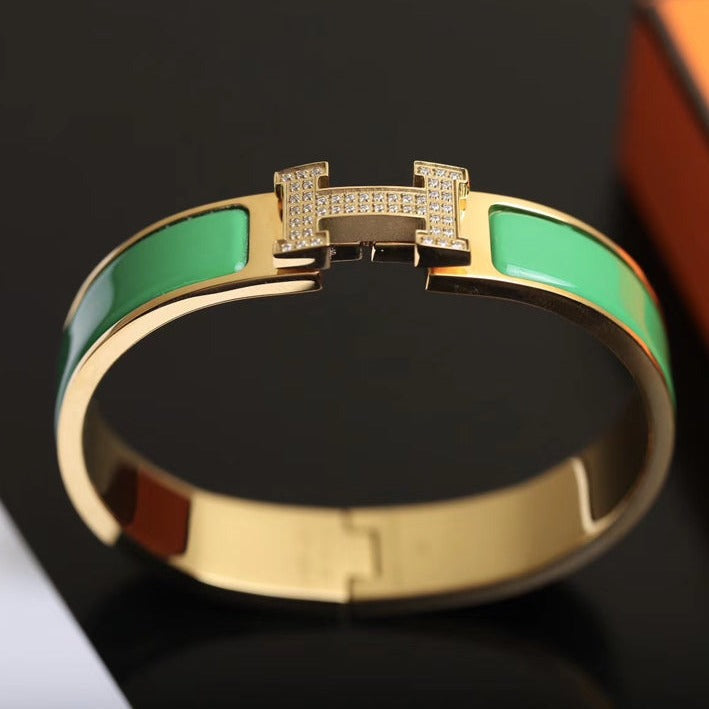 [AURORA]H BRACELET GOLD DIAMOND