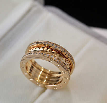 [AURORA]ZERO 1 GOLD DIAMOND RING
