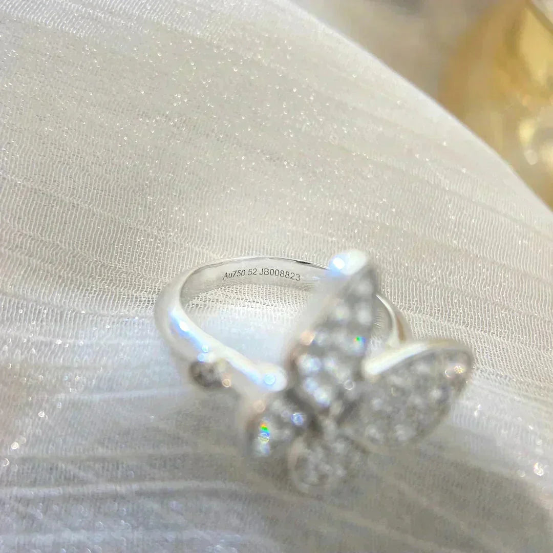 [AURORA]BUTTERFLY DIAMOND RING