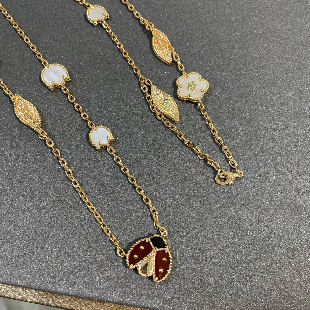 [basloveJW]Glücklicher Frühling 15 Motive Gold Halskette