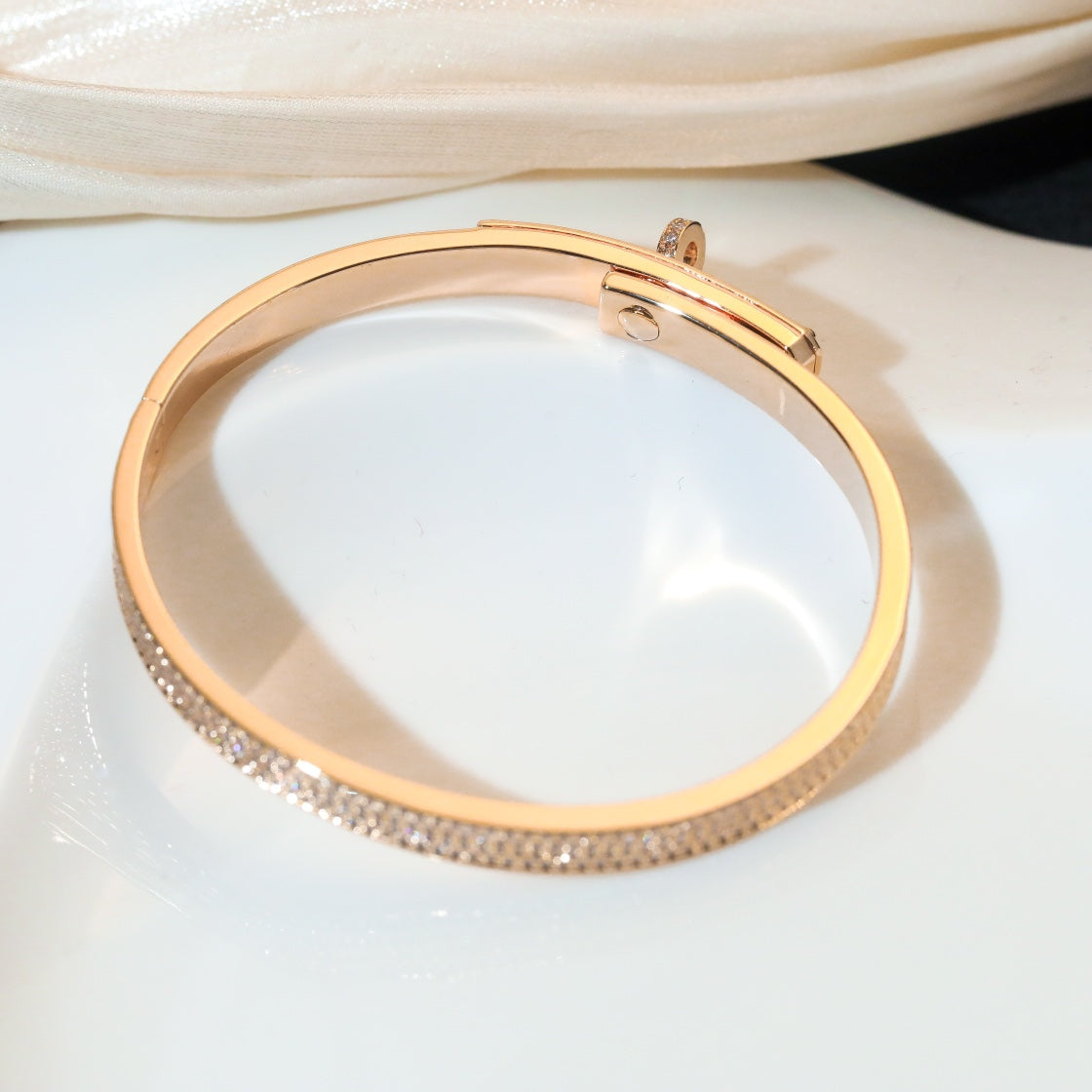 [AURORA]KELLY BRACELET DIAMOND PAVED