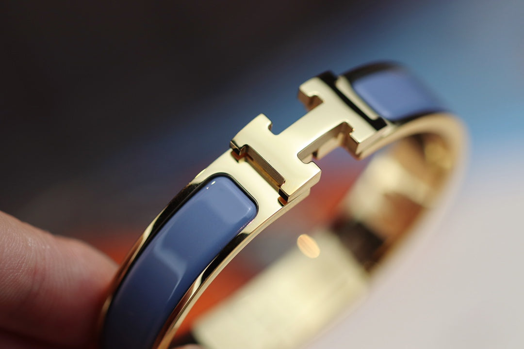 [AURORA]H BRACELET 12MM BLUE GRAY