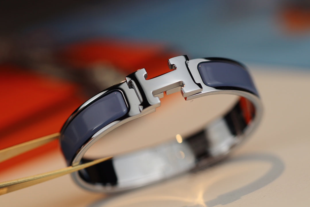 [AURORA]H BRACELET 12MM BLUE GRAY