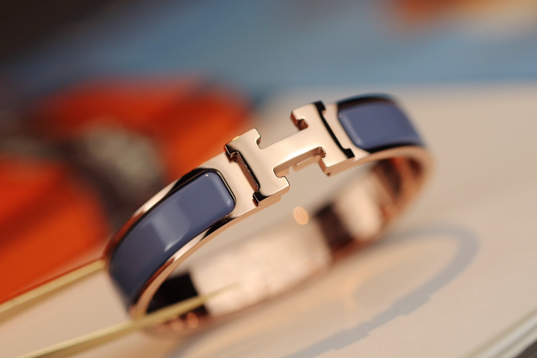 [AURORA]H BRACELET 12MM BLUE GRAY