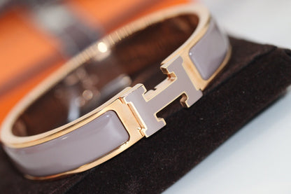 [AURORA]H BRACELET 12MM BROWN