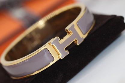[AURORA]H BRACELET 12MM BROWN