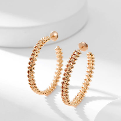 [AURORA]CLASH HOOP EARRINGS