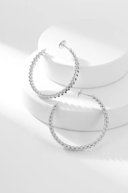 [AURORA]CLASH HOOP EARRINGS