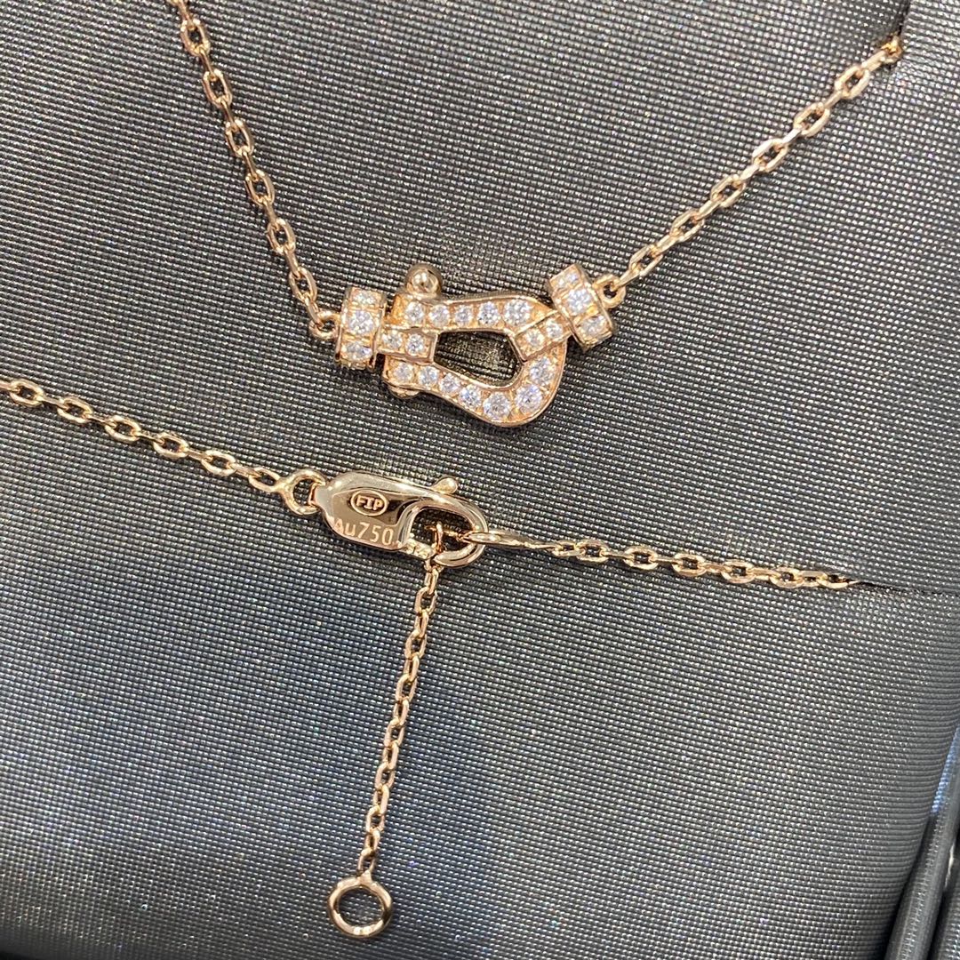 [AURORA]FORCE 10 DIAMOND PINK GOLD NECKLACE MINI MODEL