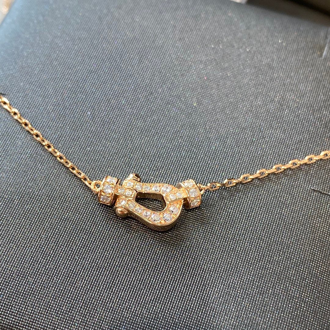 [AURORA]FORCE 10 DIAMOND PINK GOLD NECKLACE MINI MODEL