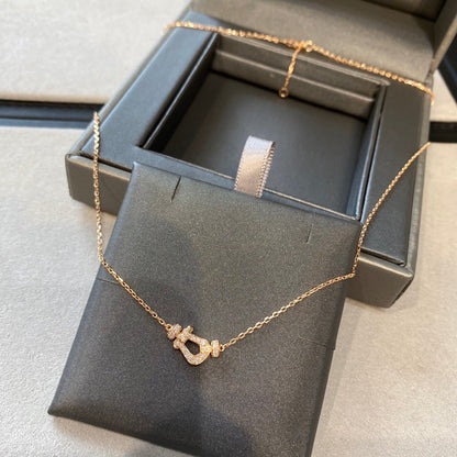 [AURORA]FORCE 10 DIAMOND PINK GOLD NECKLACE MINI MODEL