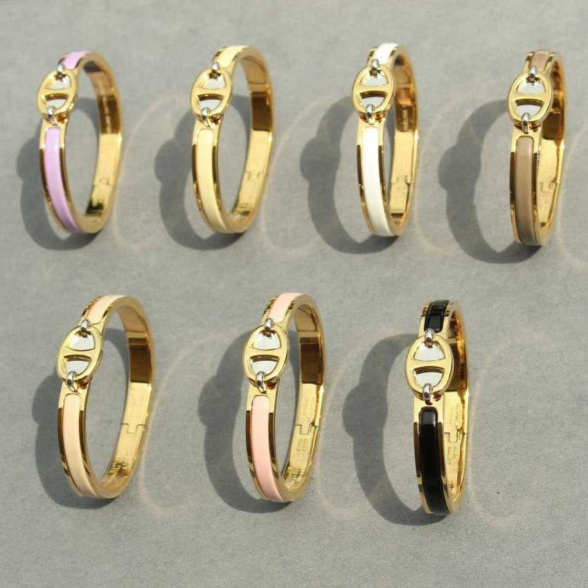 [AURORA]CLIC CHAINE GOLD BRACELET