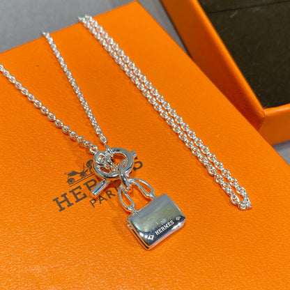 [AURORA]CONSTANCE PEDANT SILVER NECKLACE