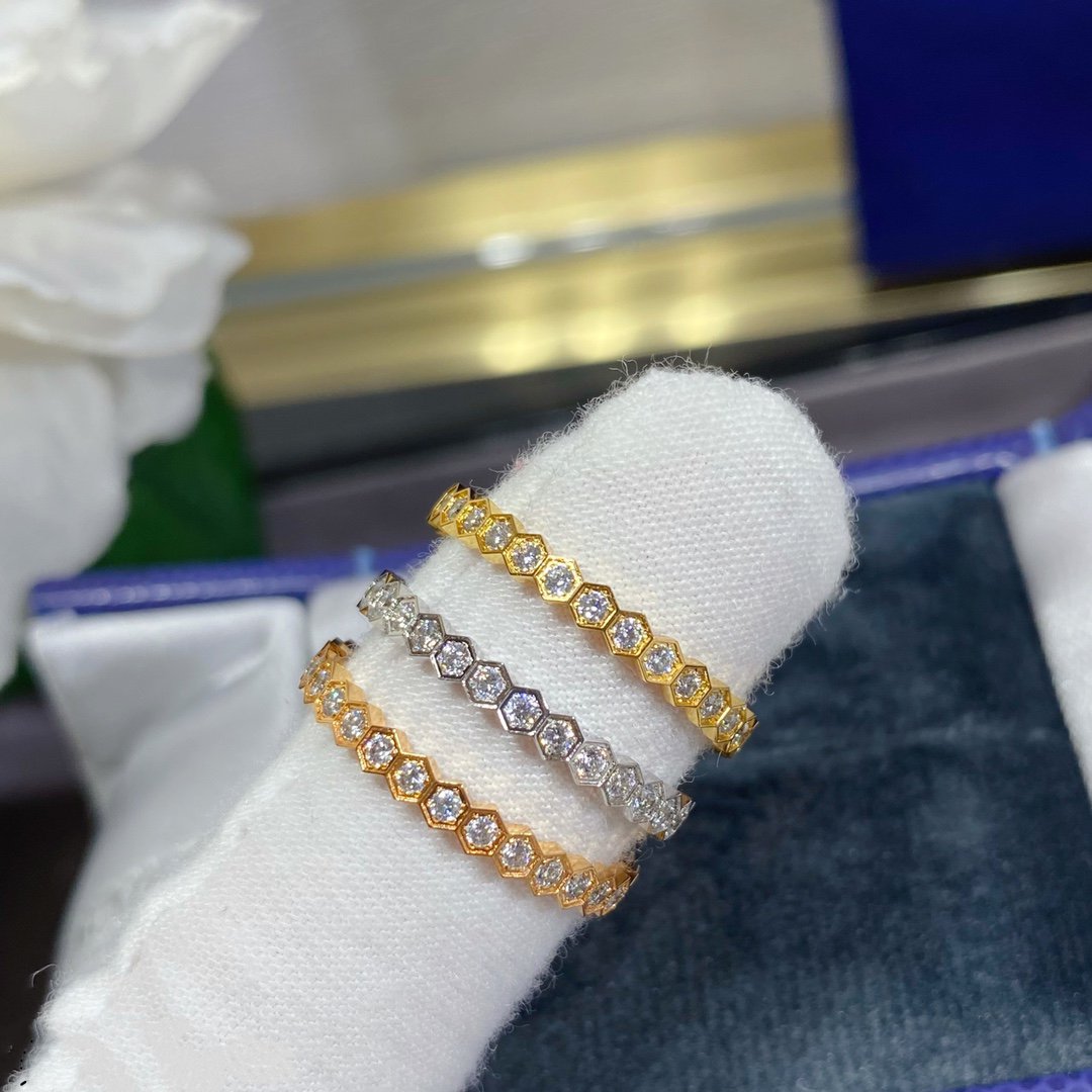 [AURORA]BEE LOVE DIAMOND PAVED SMALL RING