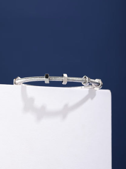 [AURORA]SCREW NUT BRACELET