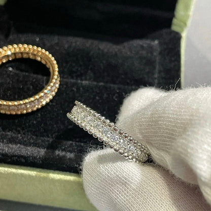 [AURORA]PERLEE DIAMOND ROSE GOLD RING