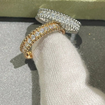 [AURORA]PERLEE DIAMOND ROSE GOLD RING